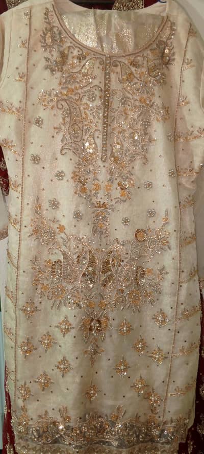 urgent sale only-beautiful handwork formal dress_price 10000
