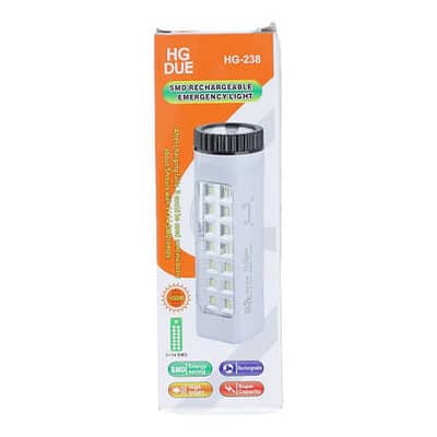 SMD Rechargeable Emergency Light HG DUE HG-238
