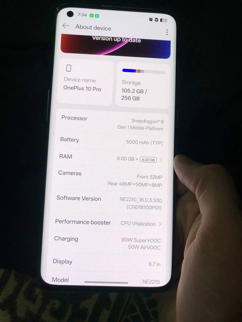 One Plus 10 Pro 9