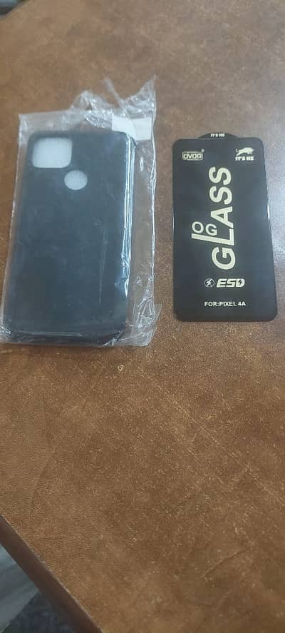 Google Pixel 4a (Back cover and 9D Glass Protector)
