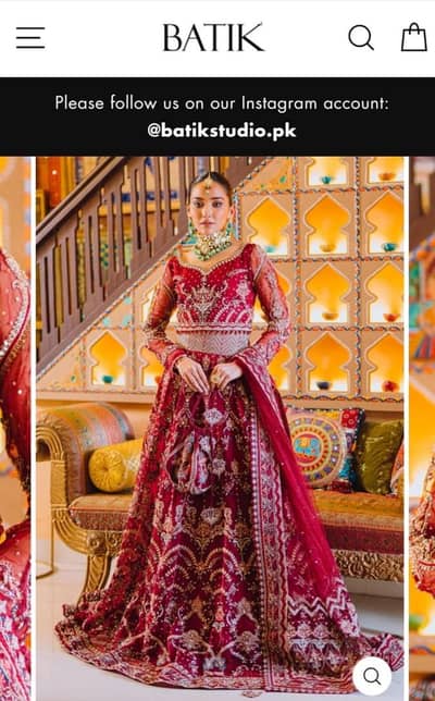 batik bridal dress
