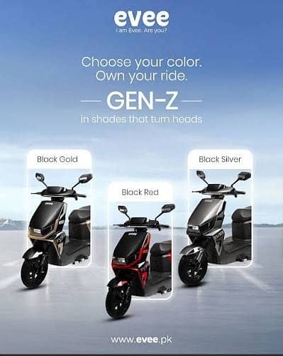 Evee Gen-Z Graphene Scooty Available On Easy Installment Plan