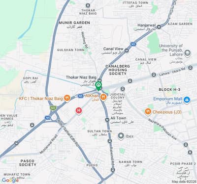 6.5 Kanal Commercial Plot Available For Sale On Multan Road Thokar Niaz Baig