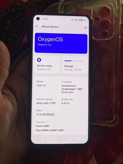 One Plus 9 12 256GB Lush condition