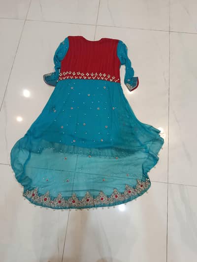 party wear pretty kaam wala suit long tale main designer stitched hoa