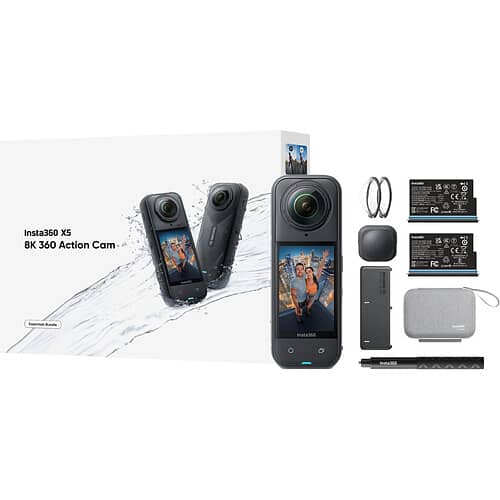 Insta360 X5 360° Camera – Combo Pack 8