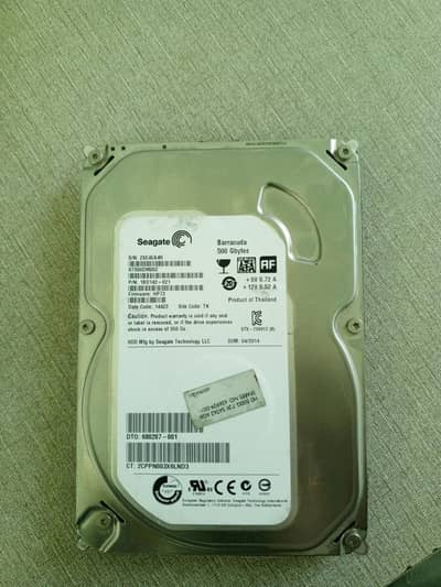 Used Seagate Barracuda 500GB Desktop Hard Drive (3.5-inch SATA)