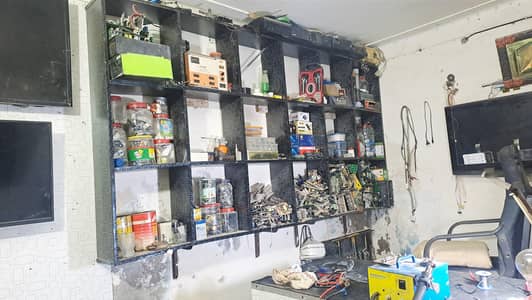 Shop wooden Counter And  wooden rack for sale
