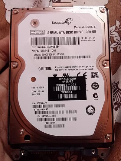 seagate 320gb hard drive