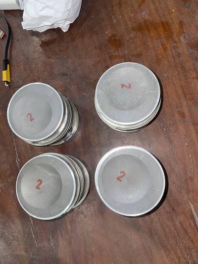 MAHLE Engine old mercedes Pistons 4 Pcs | 75P26 W86 | 74.96 | Original