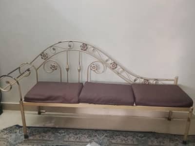 3 seater sofa iron body