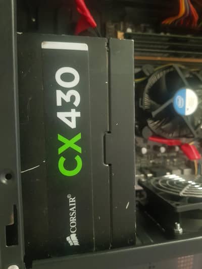 corsair 430 watt branded powersupply for sale with 8 pins modern gpu