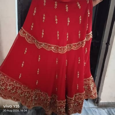 bridal dress | weeding dress | red lehanga*