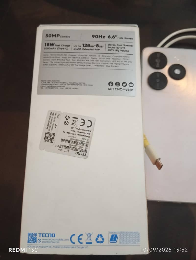 Tecno Spark 20C 4