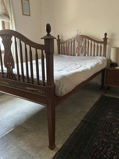 Burma Teak Wood single Bed