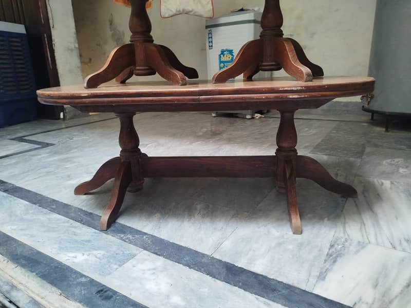 Table with 2 Small Table used 1
