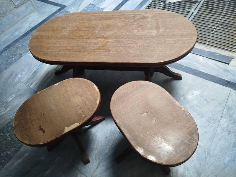 Table with 2 Small Table used 2