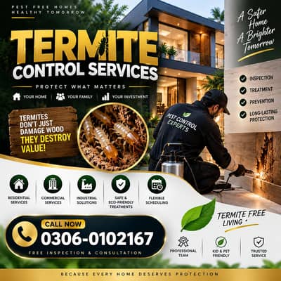 Termite Control, Fumigation Spray, Deemak Control, Pest Control