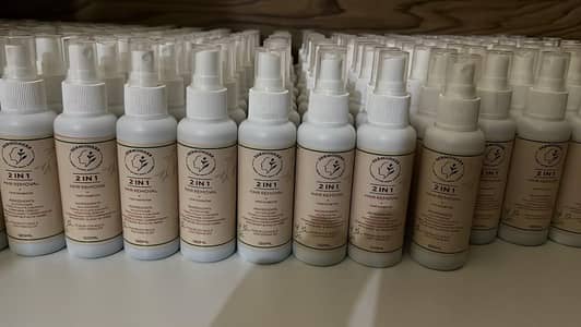 Hair removal spray