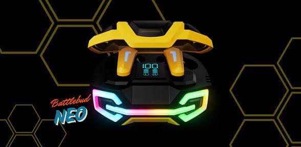 battlebuds NEO ANC gaming audionic box packed untouch earbuds