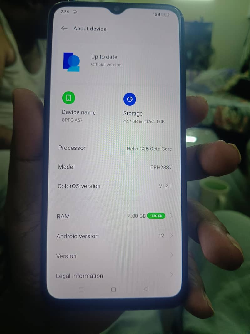 OPPO A57 0