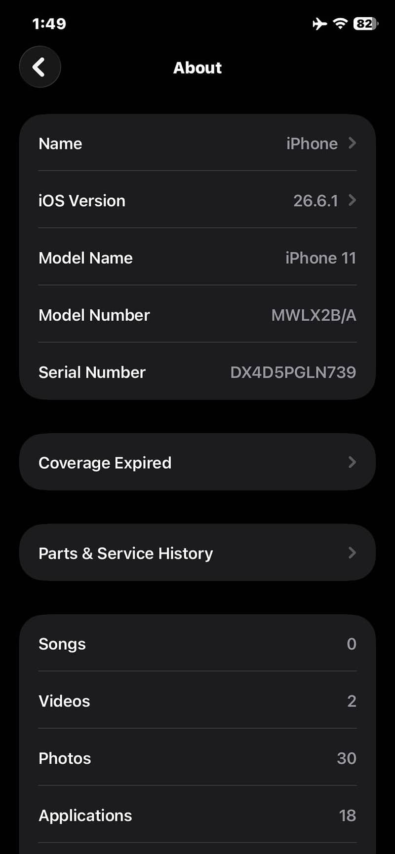 Apple iPhone 11 8