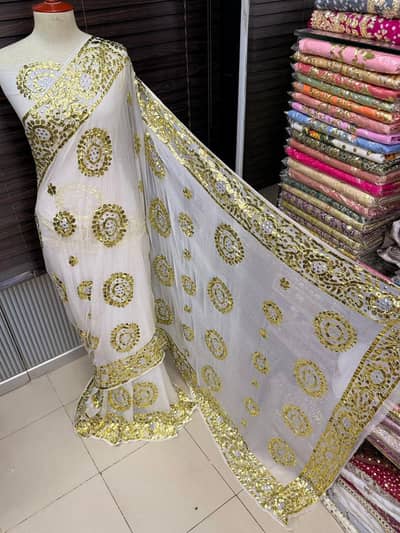 Handmade fancy sare,Wedding & Formal Dresses | Bridal Wear, zariedge,m