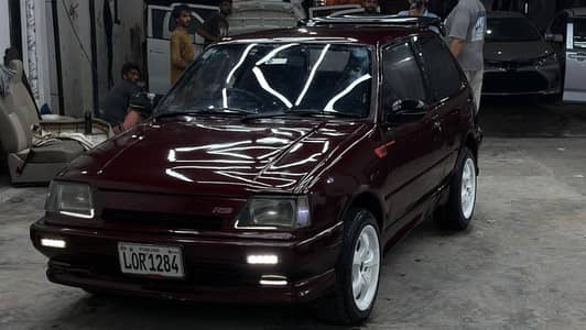 2 door Suzuki Swift 1987 model 1993 registered. Rare item project car