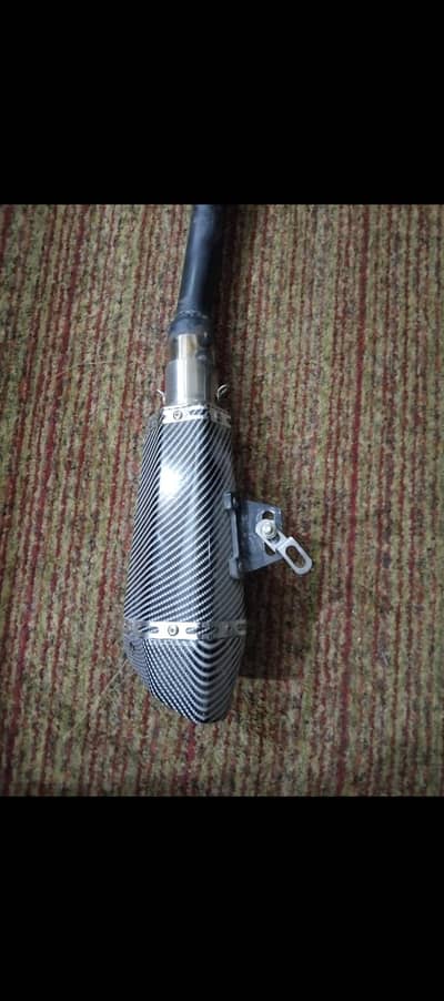 Akrapovic exhaust tip and bend for CB 150F