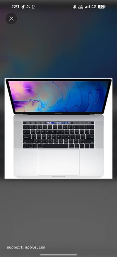 MacBook 2018 model