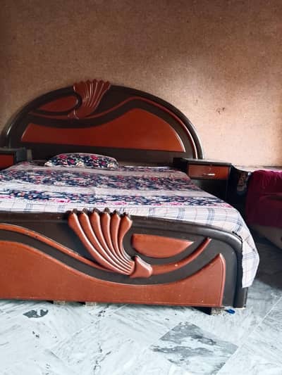 King size bed with mattress