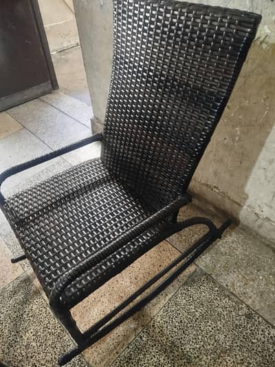 rattan study chair