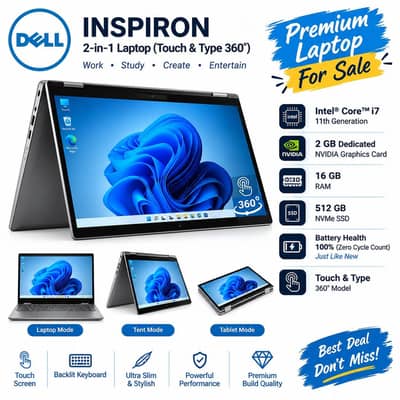 Dell Inspiron Core i7 11th Generation 360° Touch