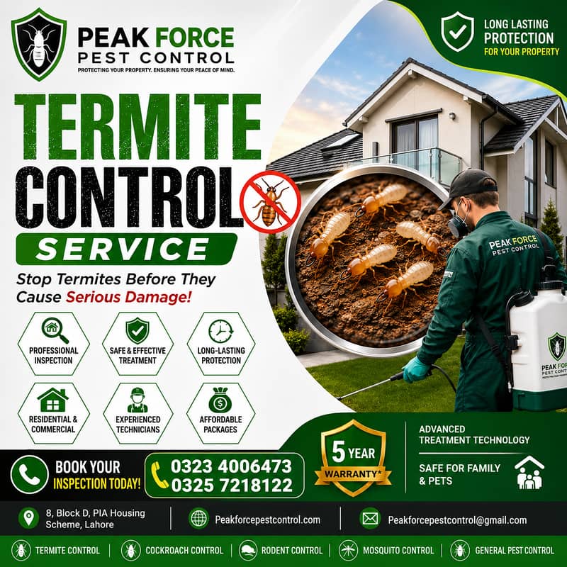 Termite teratment & Pest Control Services 1