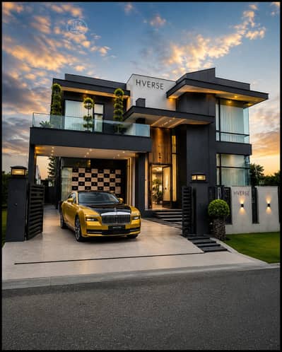 1 Kanal Modern Desgin Corner House Ful Basment For Sale In Phase 6 BLock B DHA Lahore