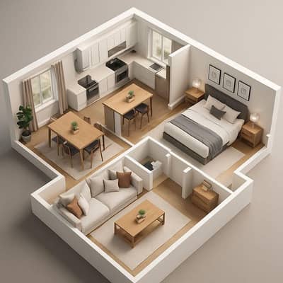 3D work,2d architect, map design, feature wall, stone panel, wooden ra