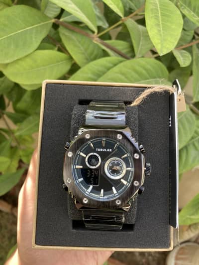 Tubular Original Watch (Maverick Edition) Full black watch,chain watch