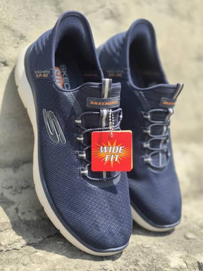 Skechers Slip-ins US 11 WIDE Navy - 100% Original - Brand New