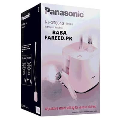 Panasonic pink Garment Steamer like brand new only one time used