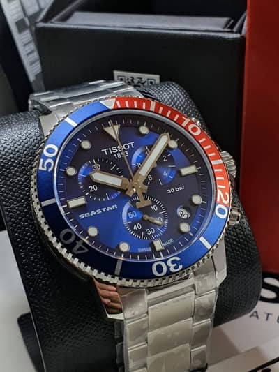 Tissot Quartz chronograph Men watch, orignal & branded watch
