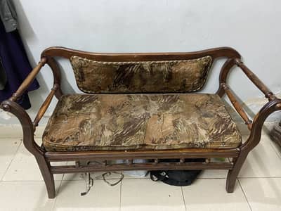 7 seater sofa set pure wooden made