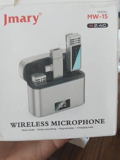 hmary MW-15 2.4G wireless Microphone for mobile change case