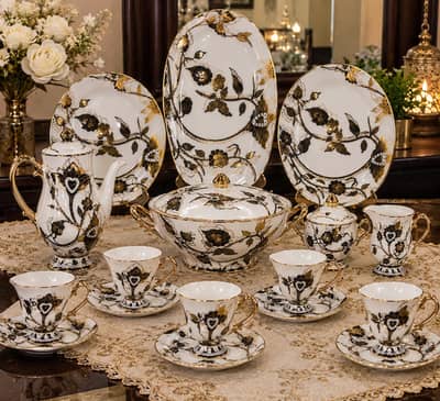 fancy diner set 75pcs