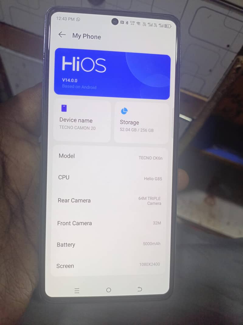 Tecno CAMON 20 1