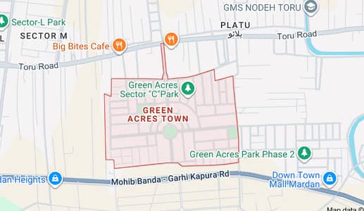 10 Marla plot, Green Acres town, Phase 1, Mardan, KPK