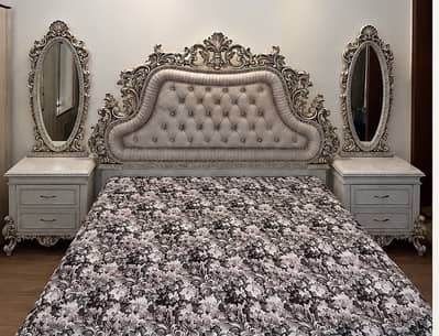 Wooden Bed Set