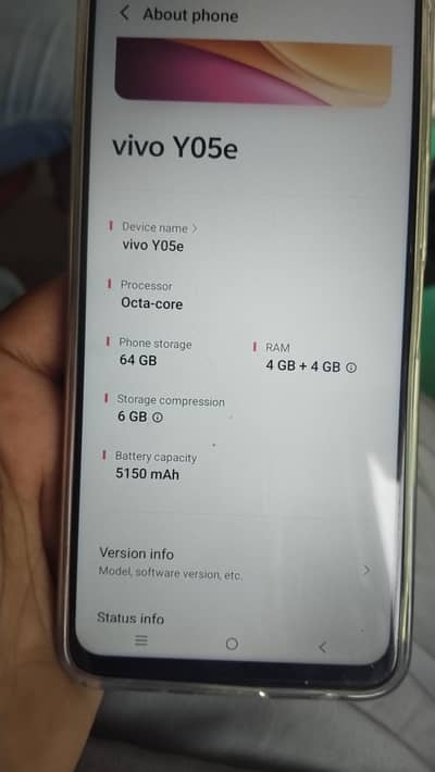 vivo y05e