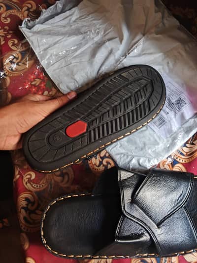 leather slippers