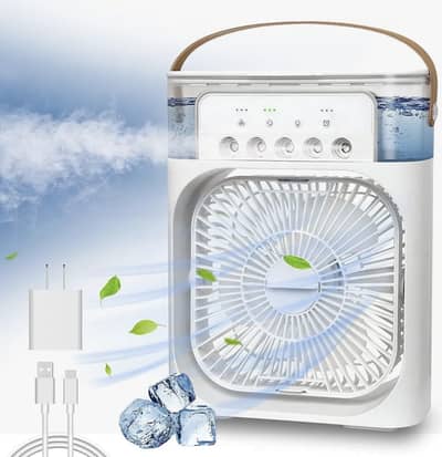 Portable air cooler fan