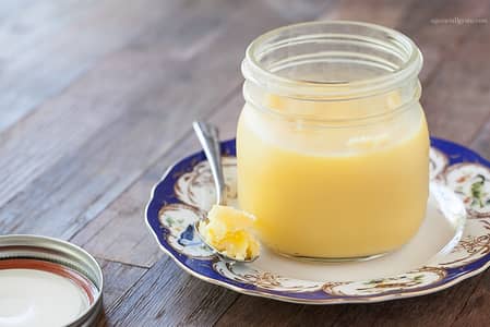 Organic Homemade Desi Ghee, ( sweet smell, nutty, no additives)